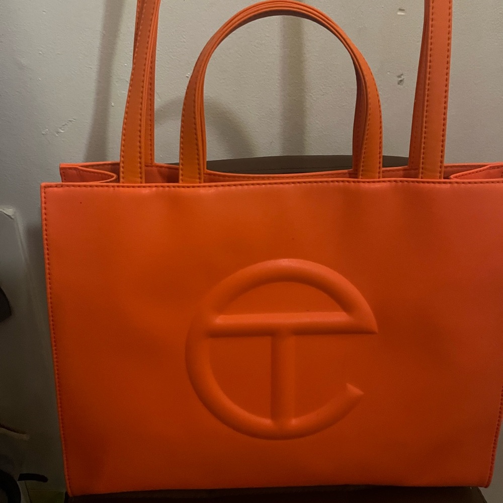 SOLD ELSEWHERE Orange Telfar Bag